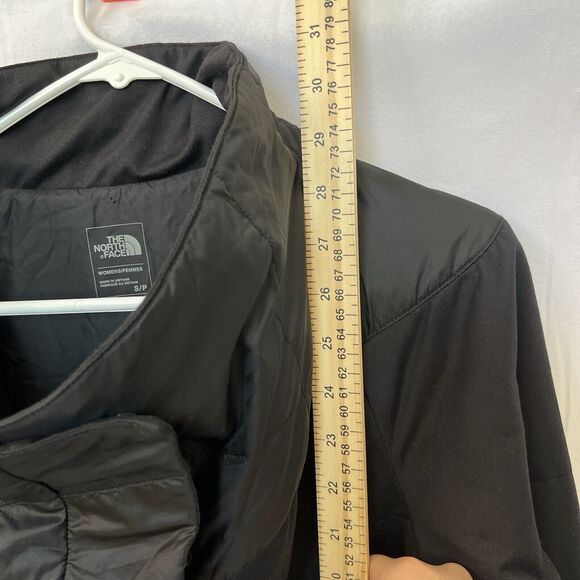The North Face‎ Black Pseudio Long Puffer Jacket Small - Picture 14 of 15